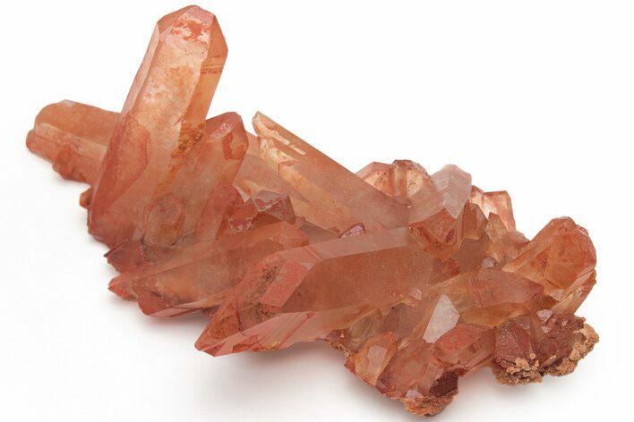 Natural Red Quartz Crystal Cluster - Morocco #219001